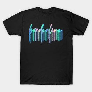 Borderline //// Retro 80s Aesthetic T-Shirt